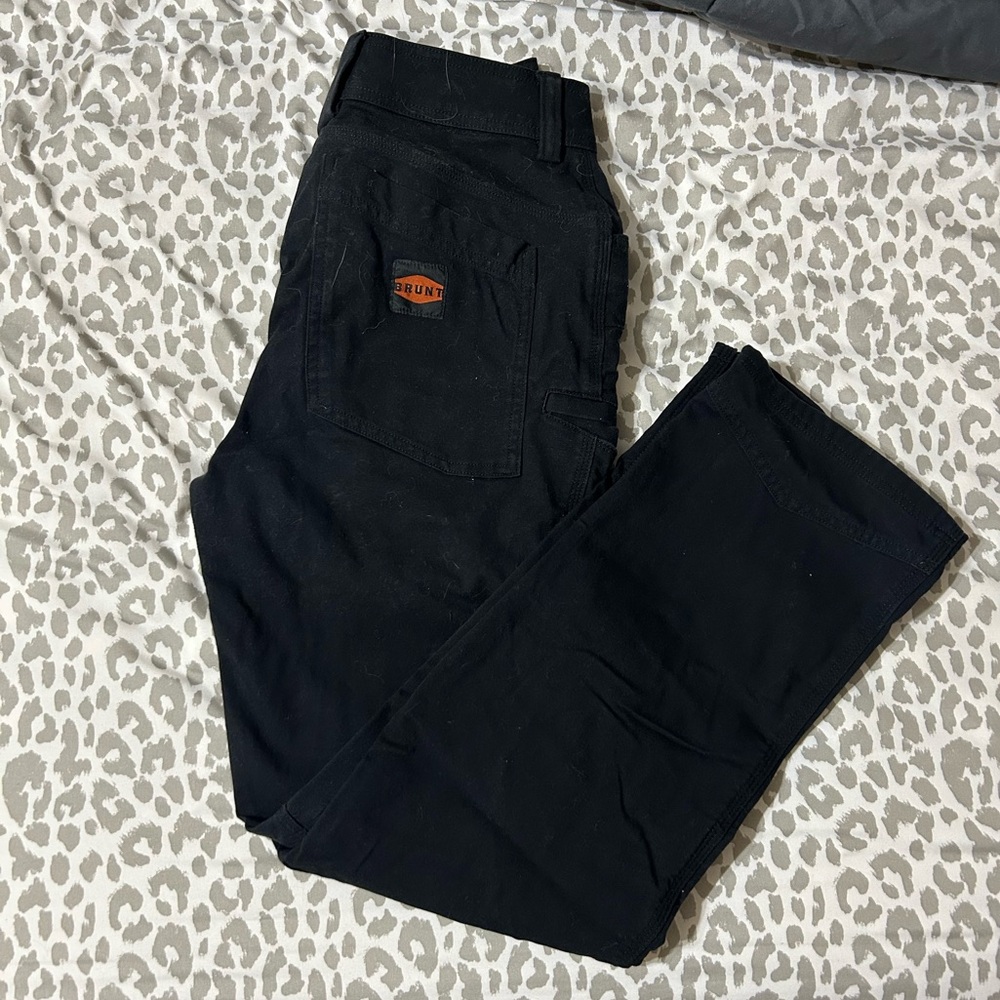 BRUNT Work Pants Men’s Black Utility Performance Workwear